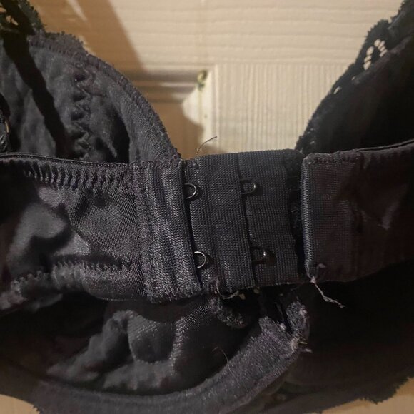 Vintage Vogue Dessous Black Bra 38C 5/$25 - Picture 2 of 5
